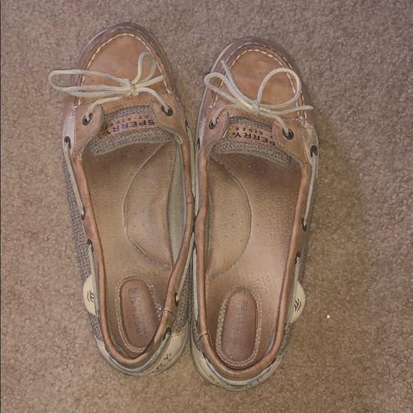 Sperry angelfish gently worn boat shoes 8.5 Women - Picture 1 of 8